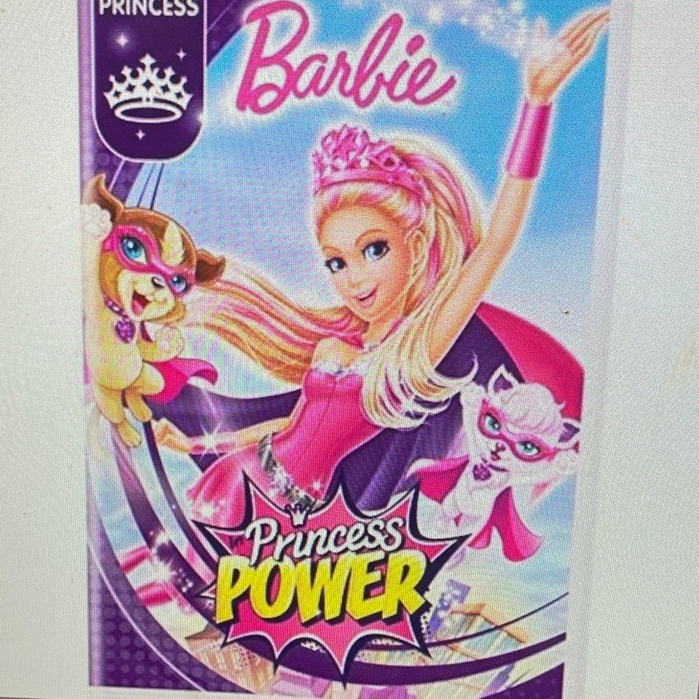 Barbie Princess Power Poster - Pink, Purple, Yellow